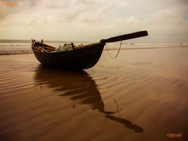 Boat on the sand