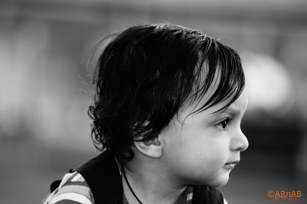 Child in profile