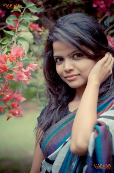 Among the flowers